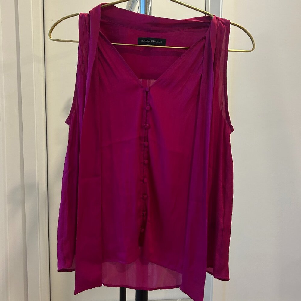 Banana Republic XS Sleeveless Purple Top